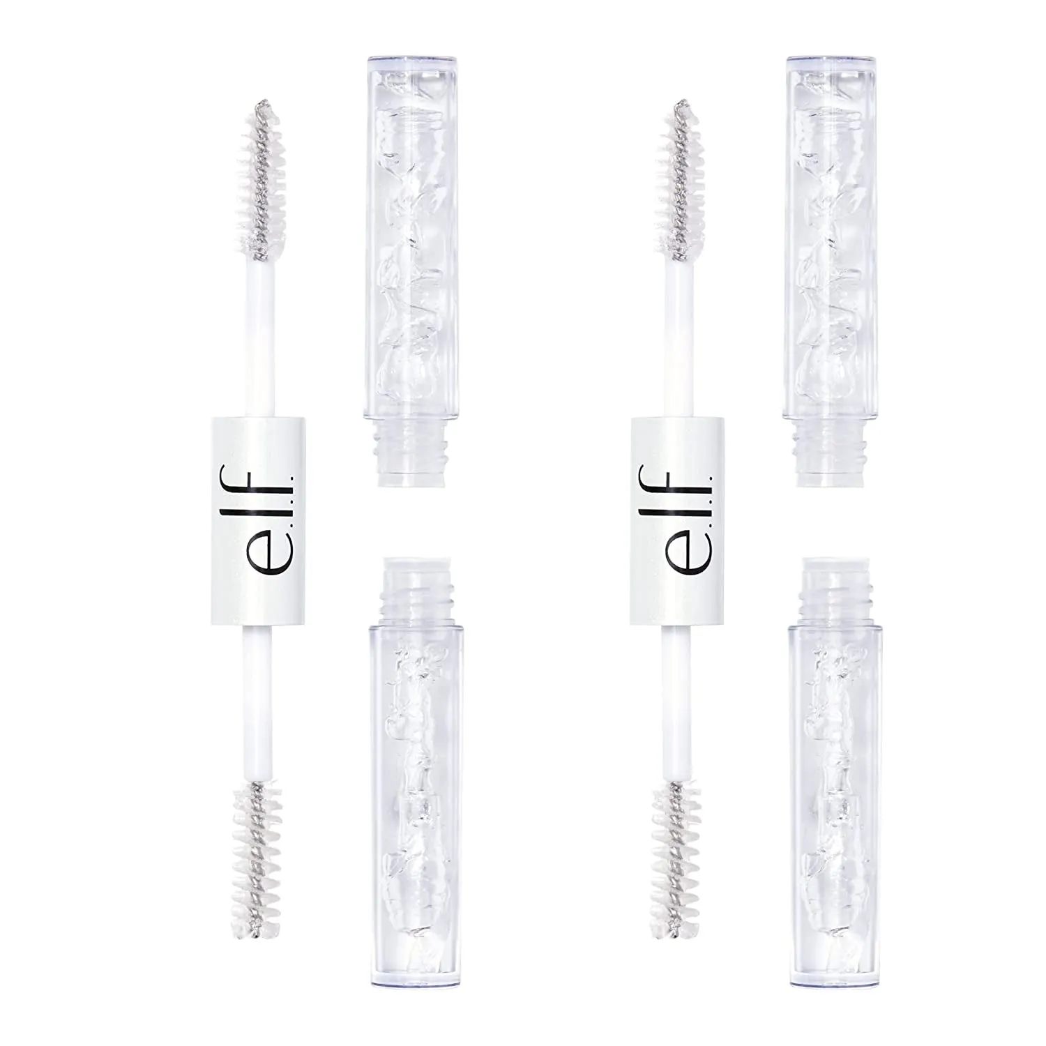 Clear Lash & Brow Mascara 2-Pack, Conditioning Clear Brow & Lash Gel for Grooming, Defining & Separating, Long-Lasting, Vegan & Cruelty-Free