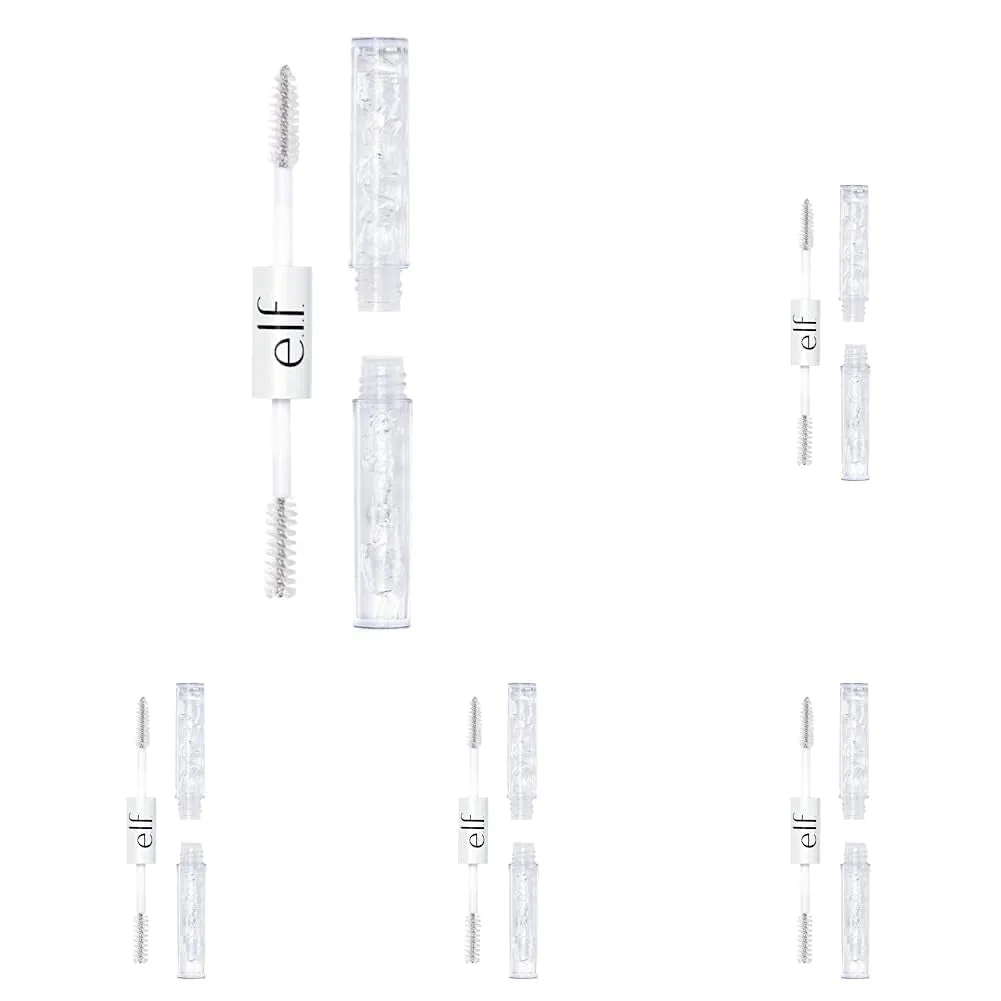 Clear Lash & Brow Mascara 2-Pack, Conditioning Clear Brow & Lash Gel for Grooming, Defining & Separating, Long-Lasting, Vegan & Cruelty-Free