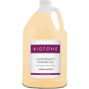 Clear Results Massage Oil / With Jojoba Oil & Aloe Vera / 1 Gallon by Biotone