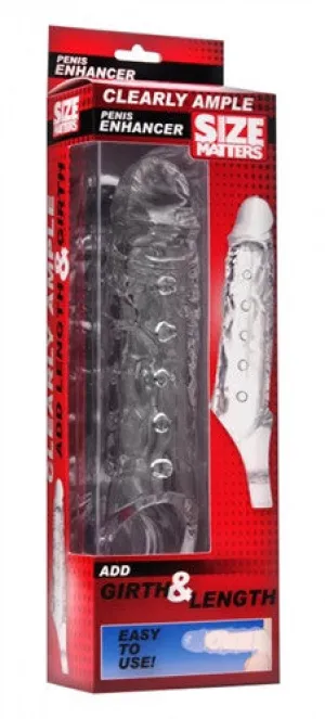 Clearly Ample  Sheath - Clear