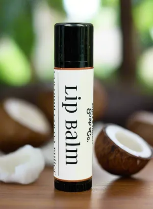 Coconut Cocoa Butter Lip Balm | Luxurious Healing for Lips (Rich Cocoa Butter Flavor)