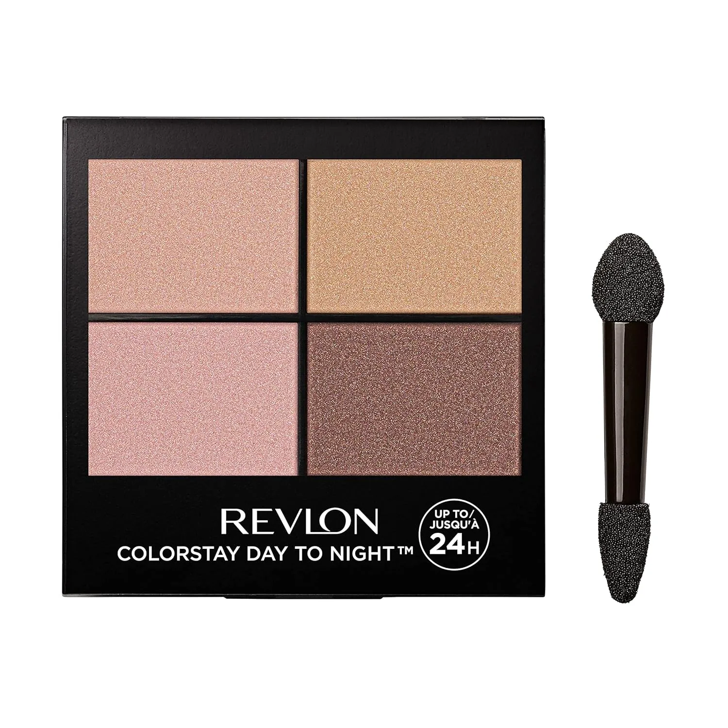 Colorstay Day to Night Eyeshadow Quad, Longwear Shadow Palette with Transitional Shades and Buttery Soft Feel, Crease & Smudge Proof, 530 Seductive, 0.16 Oz
