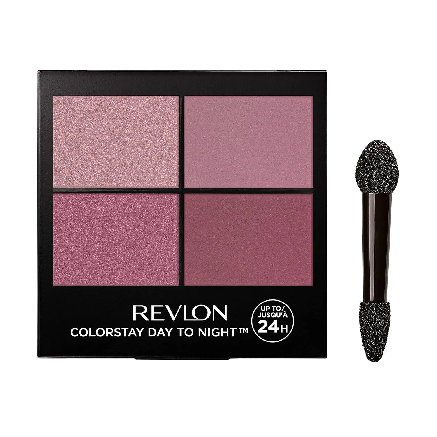 Colorstay Day to Night Eyeshadow Quad, Longwear Shadow Palette with Transitional Shades and Buttery Soft Feel, Crease & Smudge Proof, 530 Seductive, 0.16 Oz