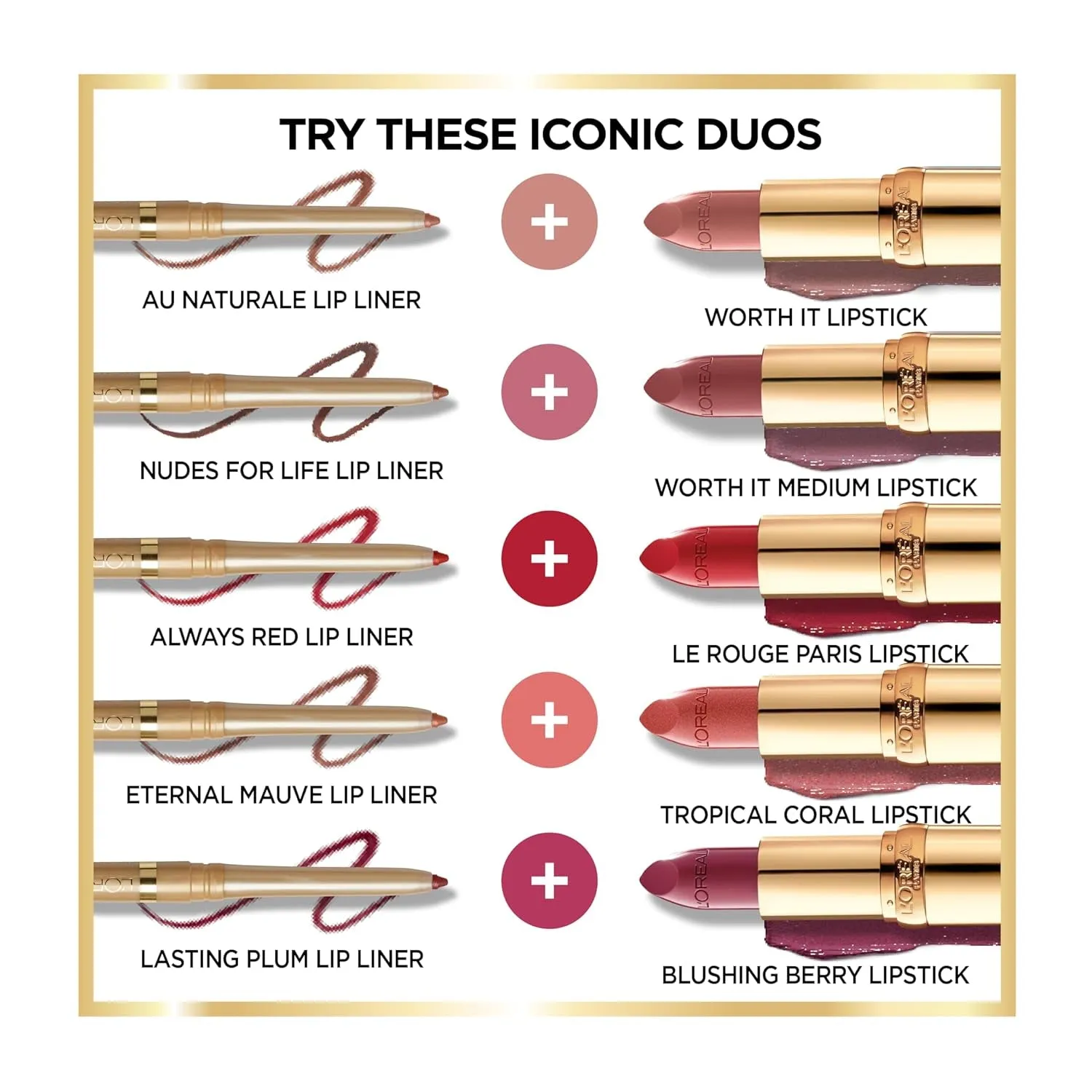 Colour Riche Lip Liner Pencil, Creamy Lip Liner with Omega 3 and Vitamin E, 780 Au Naturale (Soft Neutral Beige)