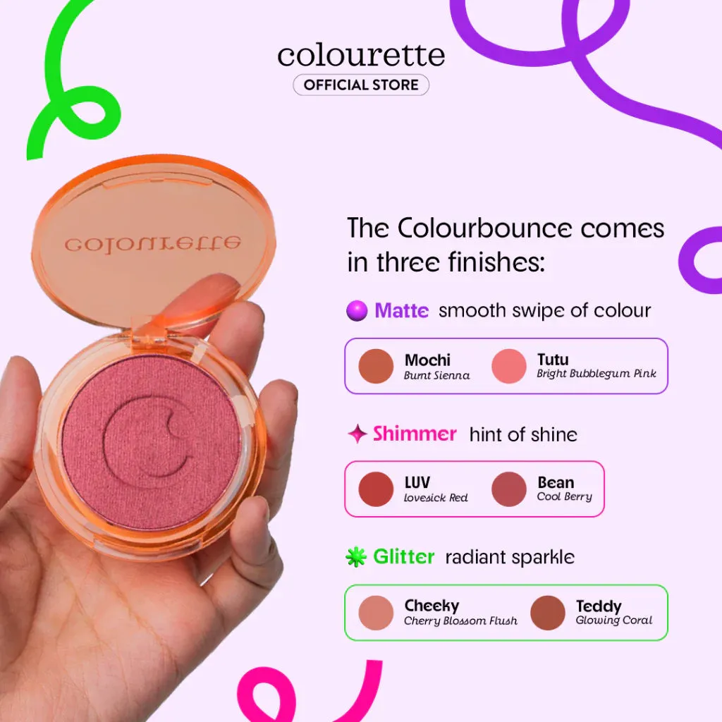 Colourette Colourbounce Jelly-to-Powder Blush | Highlighter 5g