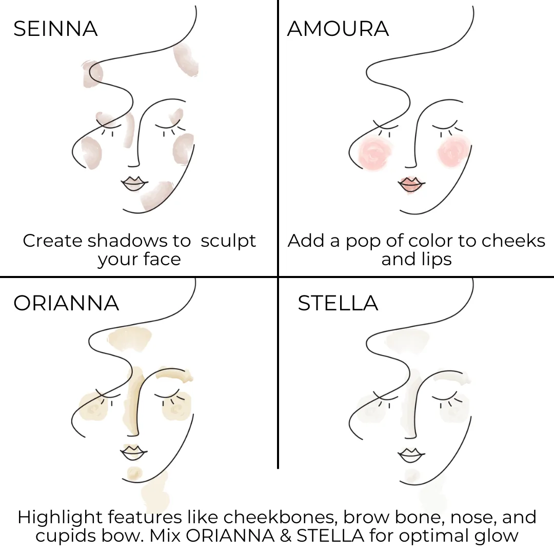 Complete Set of Wonder Femme Beauty Sticks