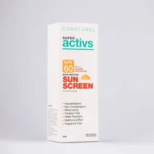Conatural Super Actives Sunscreen SPF 60 30mL