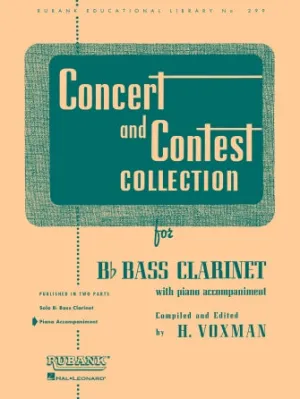 Concert and Contest Collection for Bb Bass Clarinet (Bb Bass Clarinet - Piano Part)