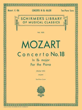 Concerto No. 18 in Bb, K.456 (Piano Duet)