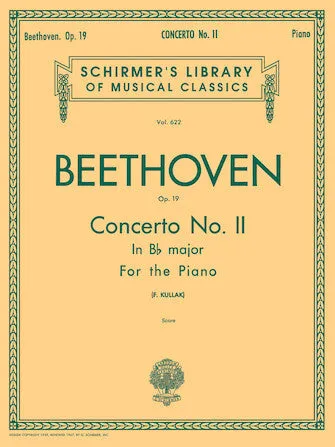 Concerto No. 2 in Bb, Op. 19 (Piano Duet)