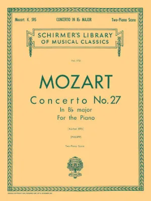 Concerto No. 27 in Bb, K.595 (Piano Duet)