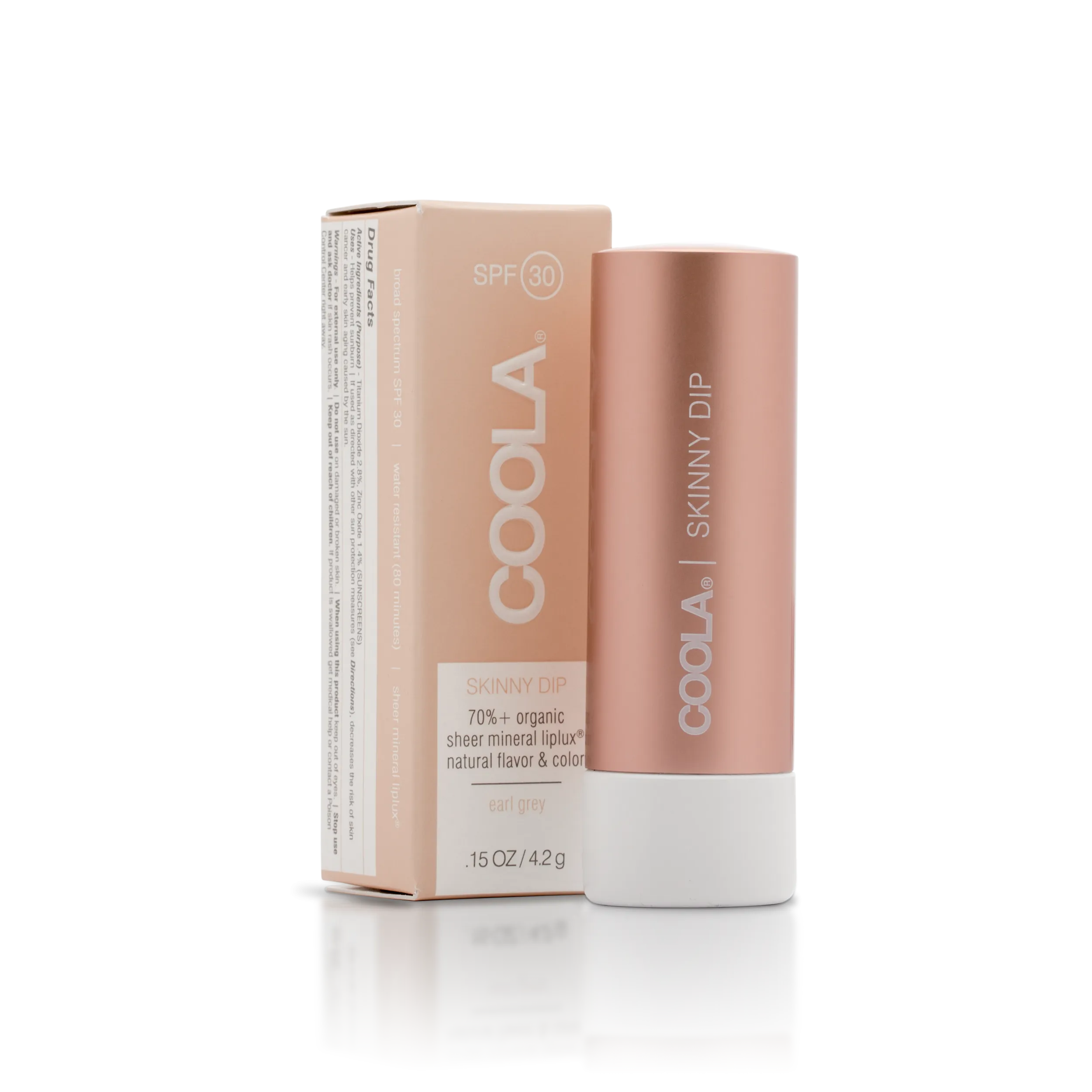 COOLA Mineral Liplux Tinted Lip Balm Sunscreen SPF 30