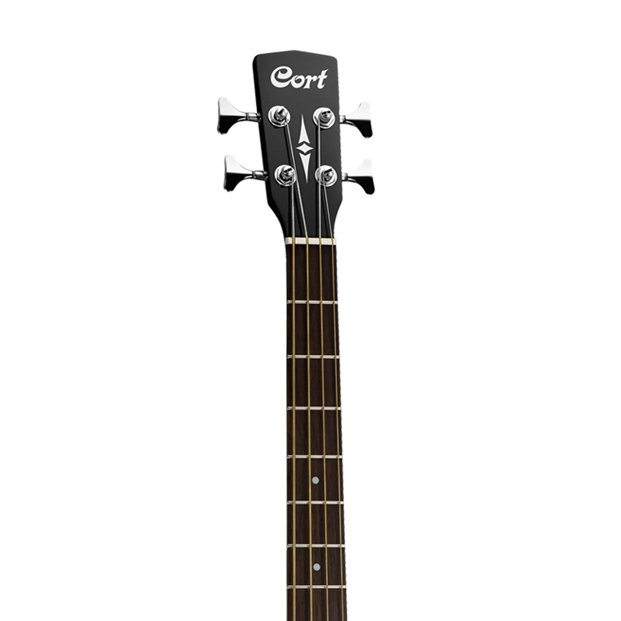 Cort AB850F-BK Acoustic Bass Guitar w/Bag, Black