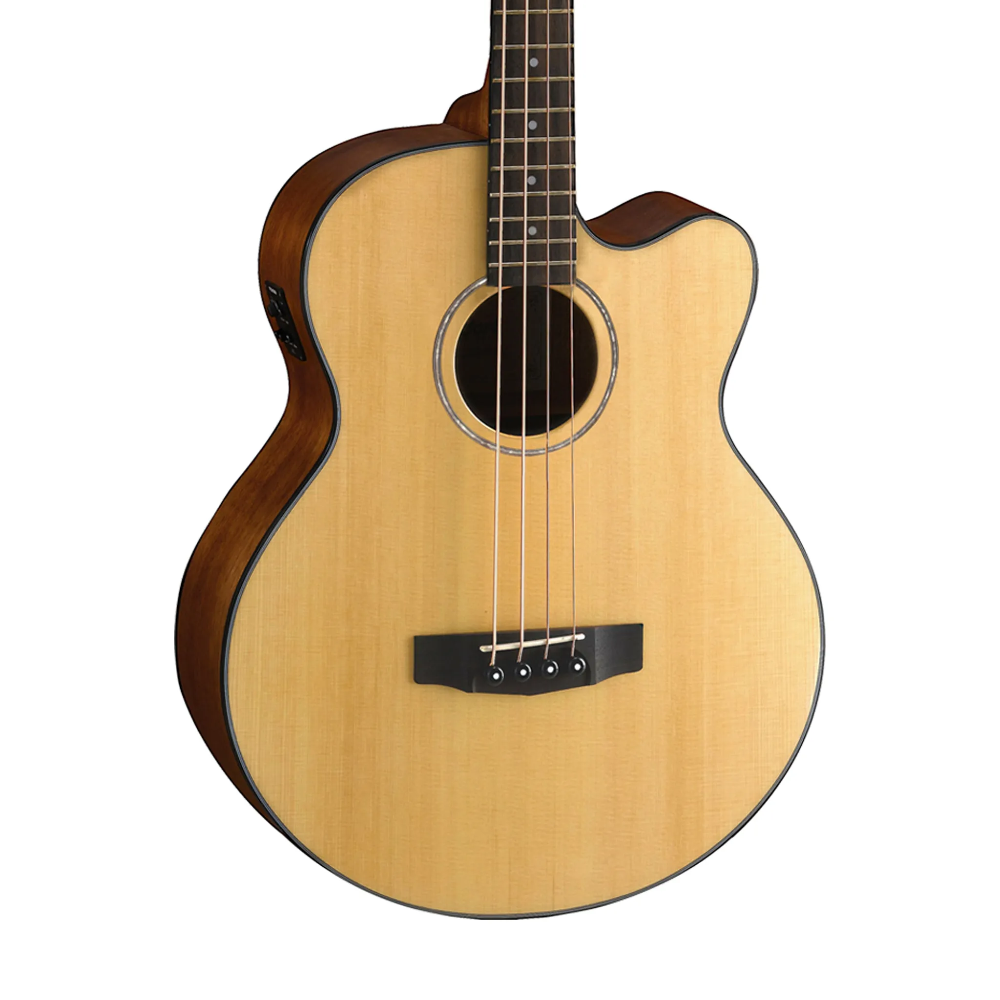 Cort AB850F-NAT Acoustic Bass Guitar w/Bag, Natural