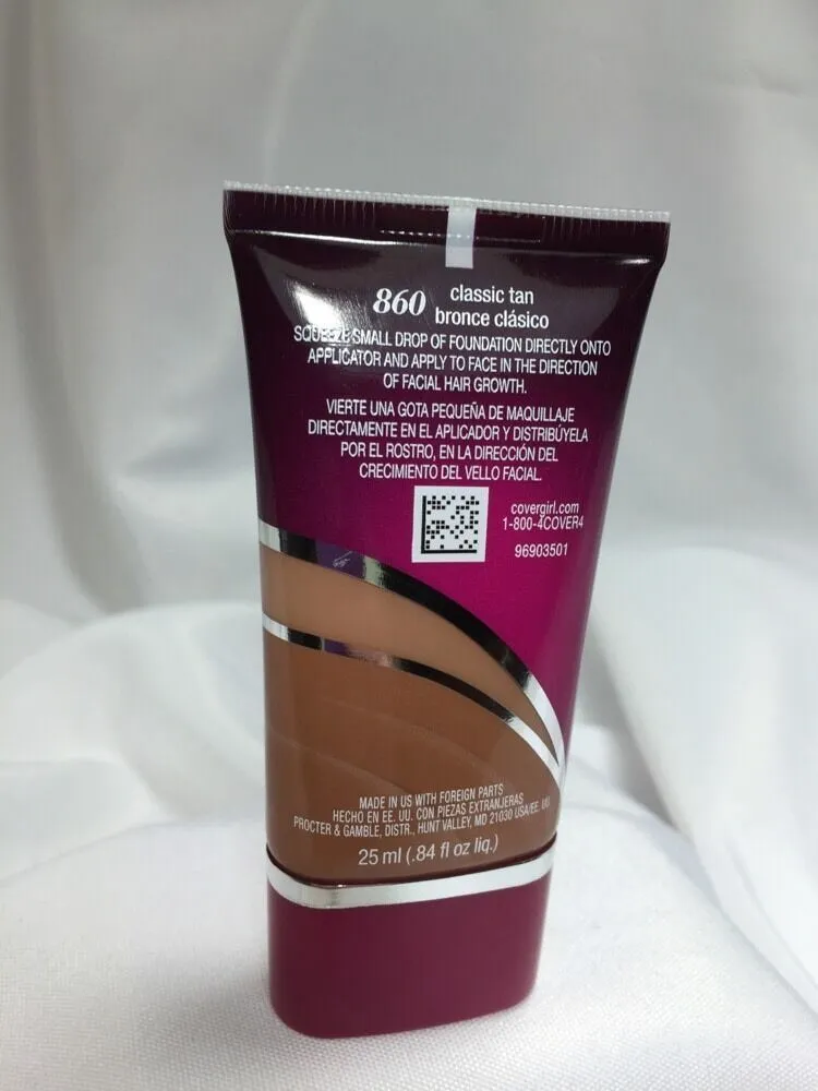 Cover Girl Ultrasmooth Foundation 860 Classic Tan  Olay No Box