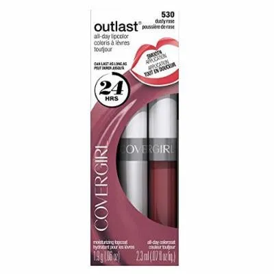 Covergirl Outlast All-Day Lip Color with Topcoat Dusty Rose 530