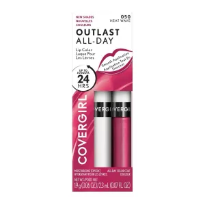 Covergirl Outlast All-Day Lip Color with Topcoat Heat Wave 050