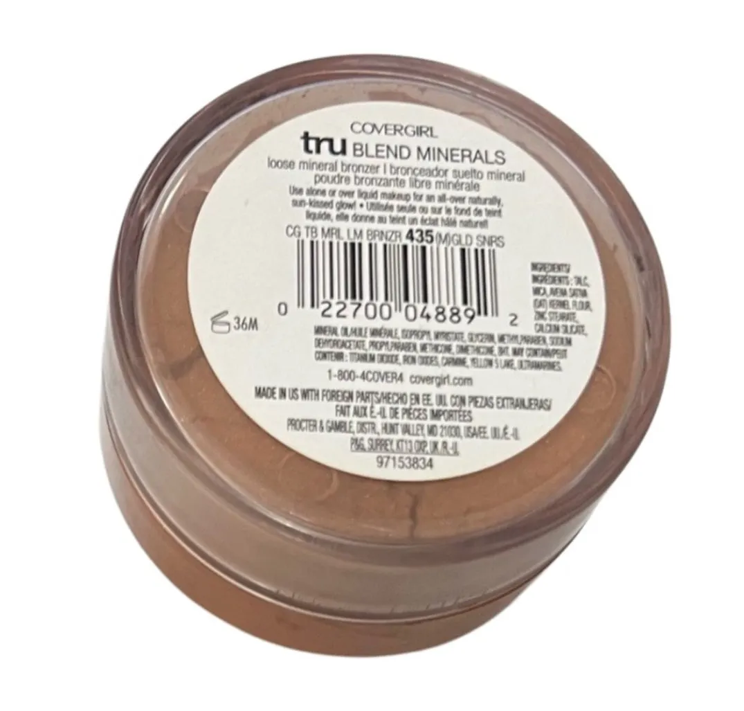 CoverGirl tru BLEND Minerals Loose Mineral Bronzer, Medium Golden Sunrise 435