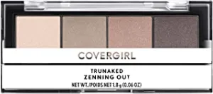COVERGIRL TruNaked Quad Eyeshadow Palette, Zenning Out, 6 Shades, 0.06 Fl Ounces, Eyeshadow Palette, Eyeshadow, Eyeshadow Makeup, Shimmer Eyeshadow, Fade-Proof Formula, Pigmented Shades
