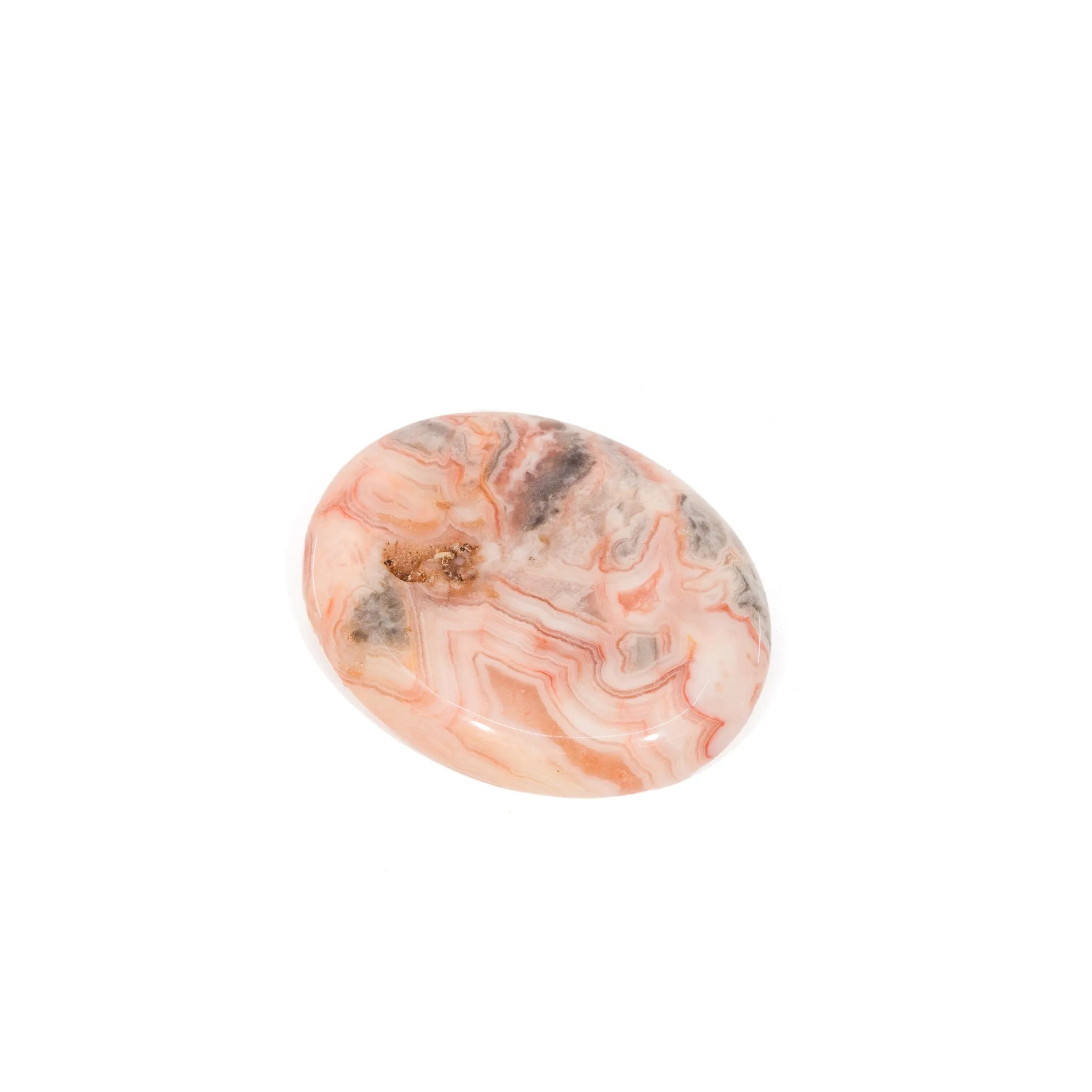 Crazy Lace Agate Polished Worry Stone