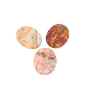 Crazy Lace Agate Polished Worry Stone