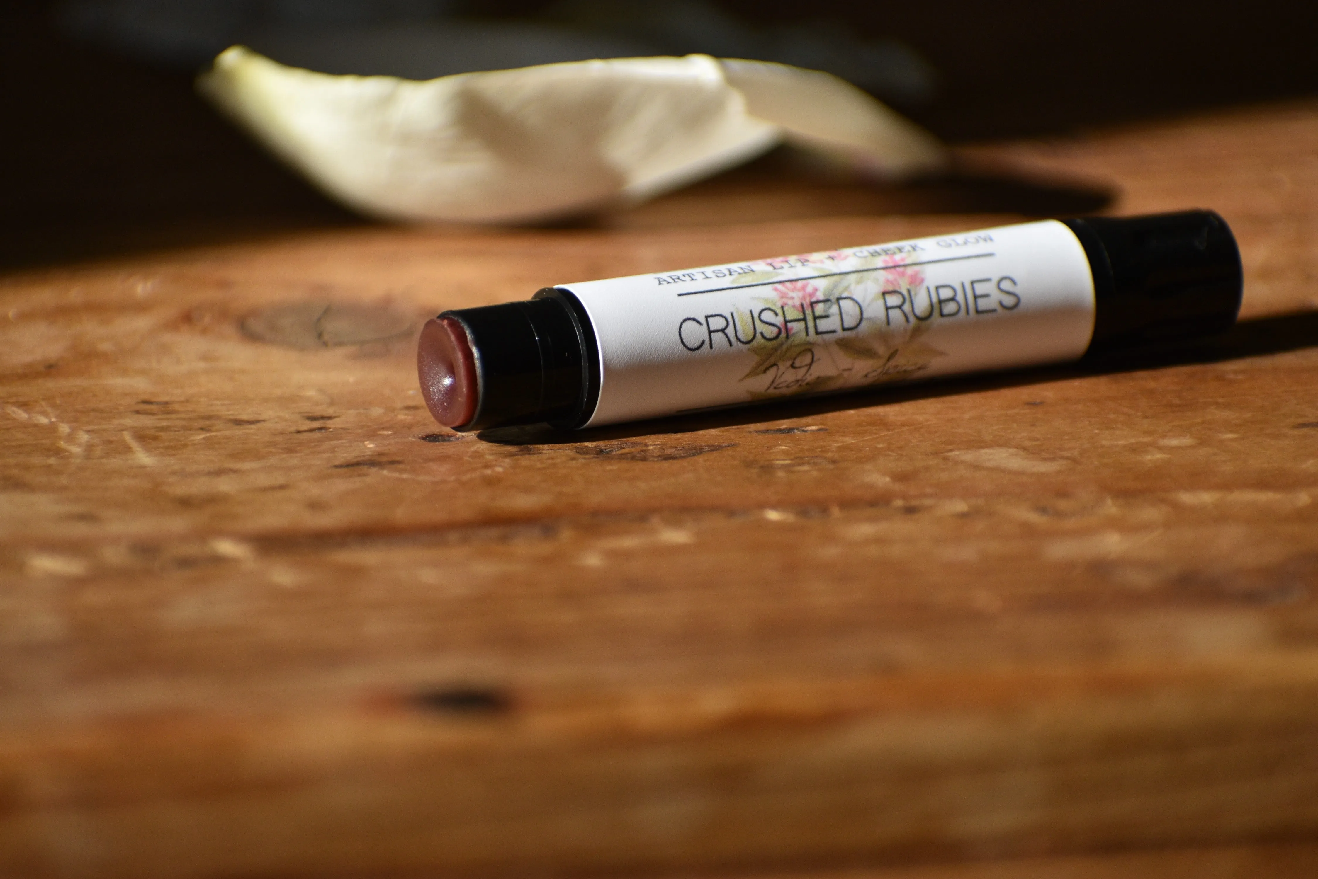 CRUSHED RUBIES - SALE - Natural Aromatherapy Lip   Cheek Glow