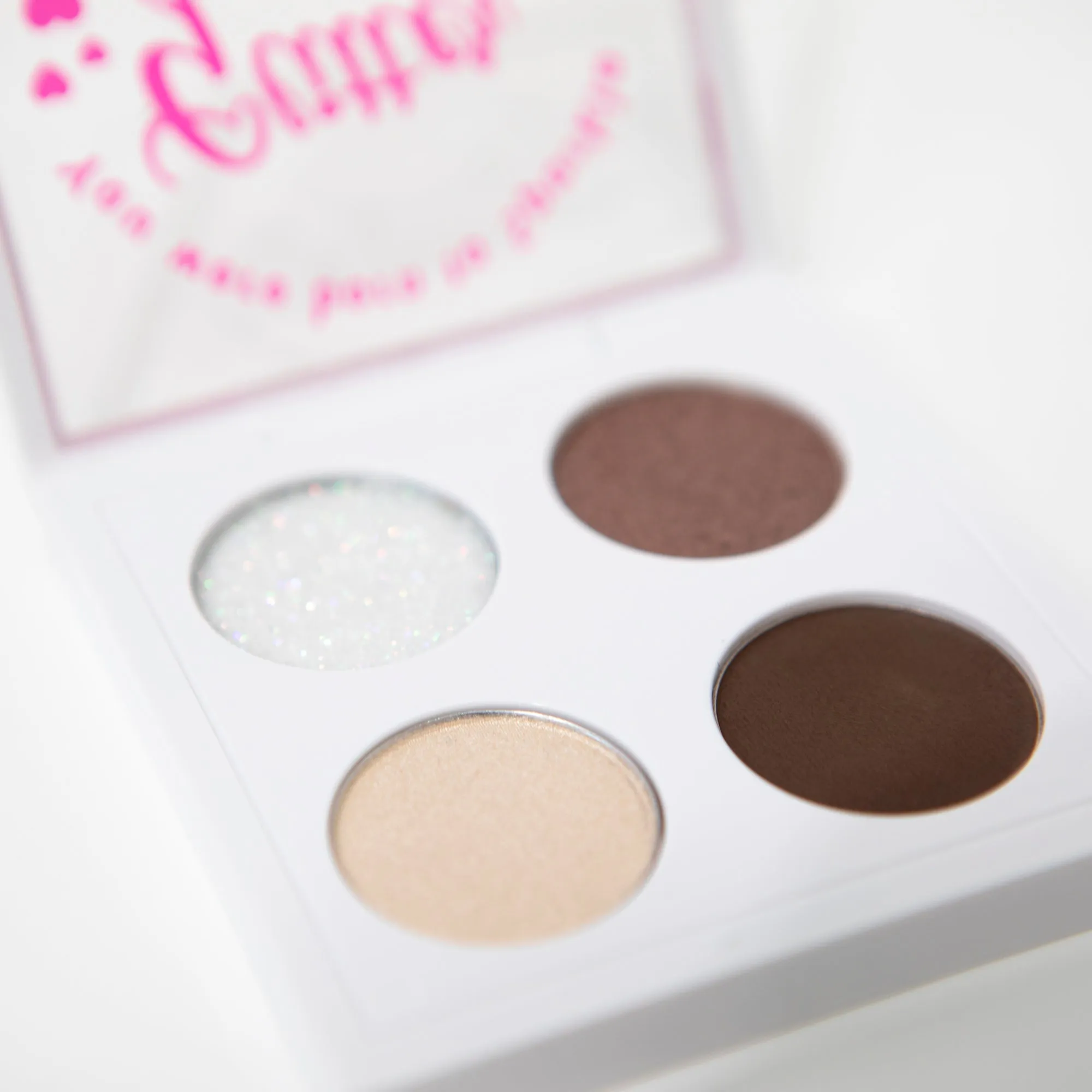 Custom Quad eyeshadow palette. Minimum x 50