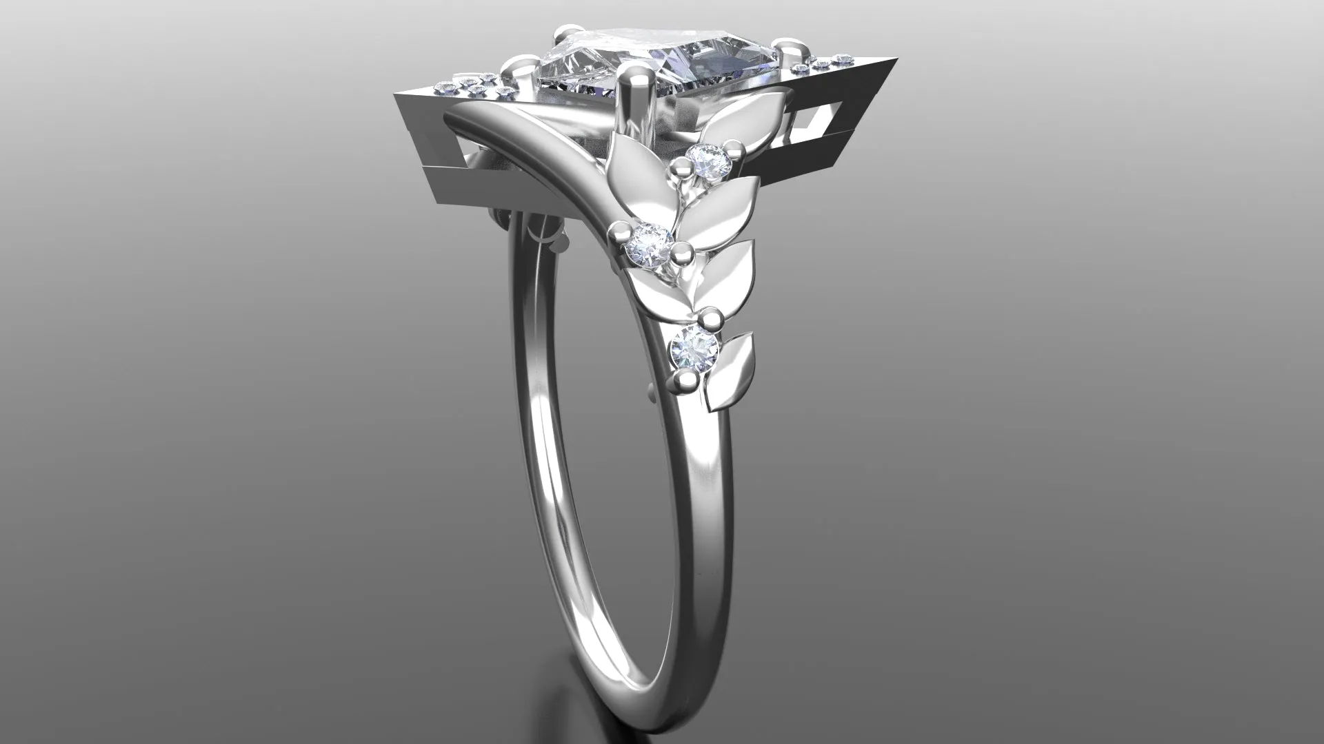 Custom Thistle Setting