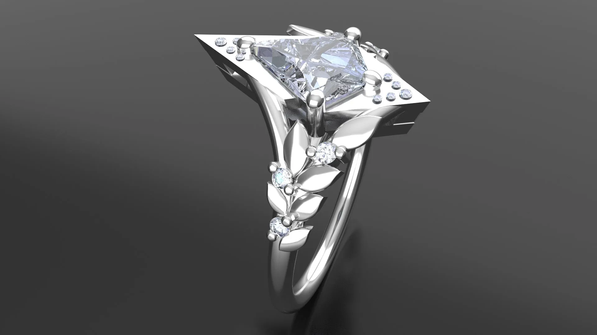 Custom Thistle Setting