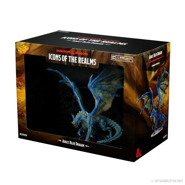 D&D Icons of the Realms: Adult Blue Dragon Premium Figure