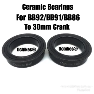 Dcbikes® Ceramic Press Fit BB30 BB92/BB91/BB86 Bottom Bracket For 30mm FSA/ROTOR 3D/Sram/Hope Crank PF4130
