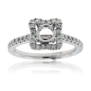 Diamond Engagement Semi-Mount Ring