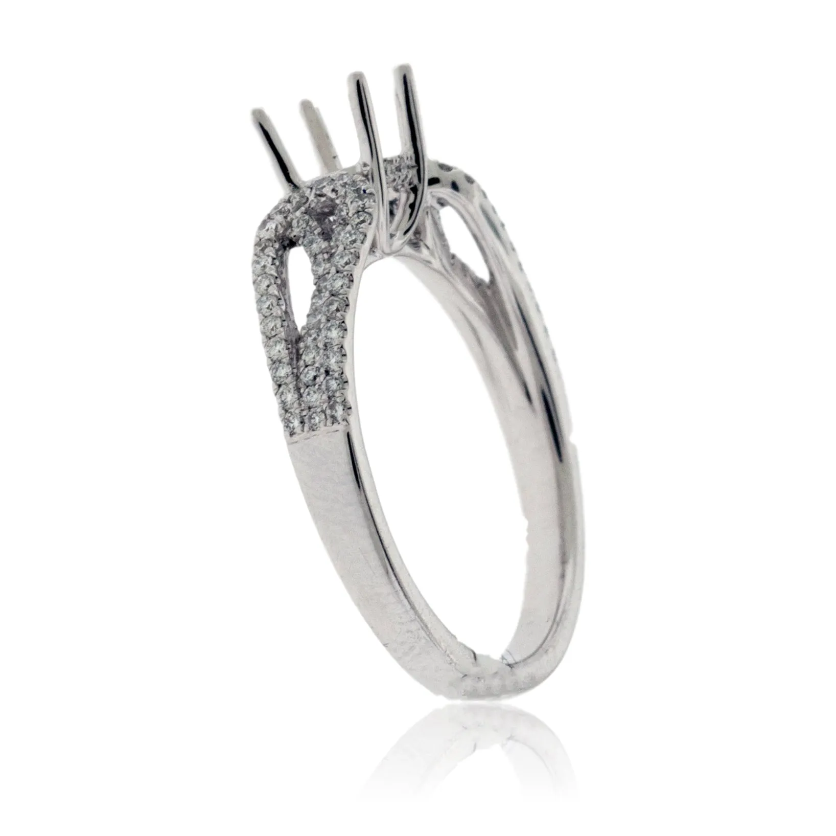 Diamond Engagement Semi-Mount Ring