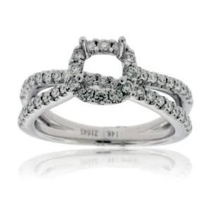 Diamond Engagement Semi-Mount Ring