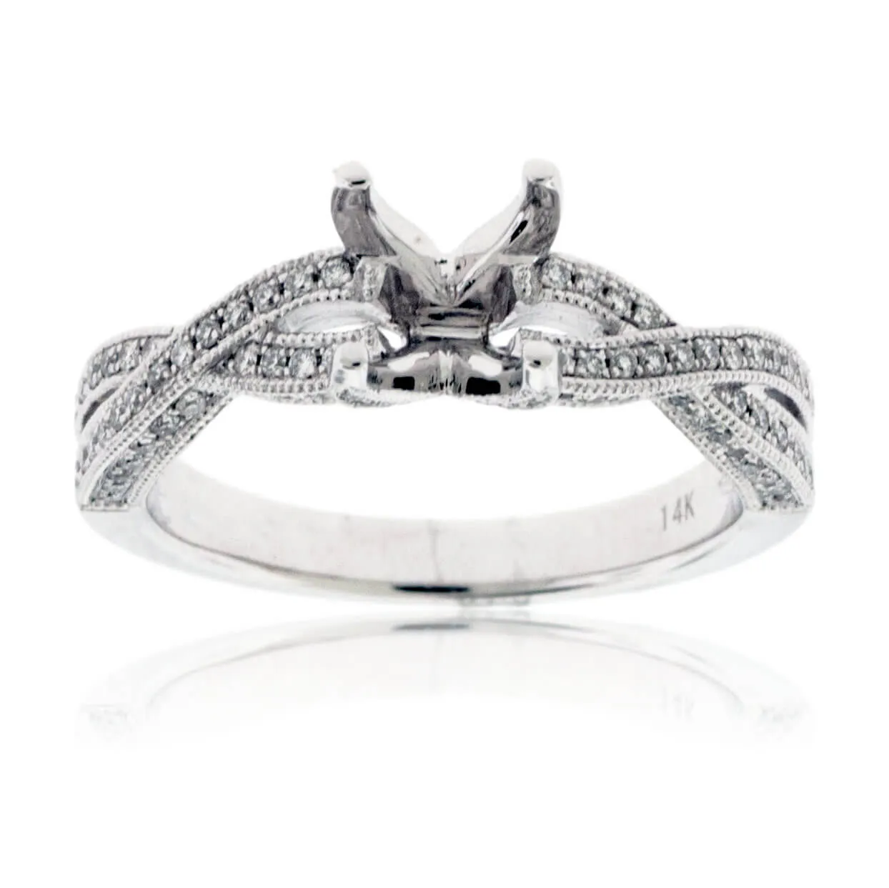 Diamond Engagement Semi-Mount Ring