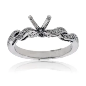 Diamond Engagement Semi-Mount Ring