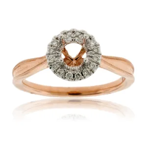 Diamond Engagement Semi-Mount Ring