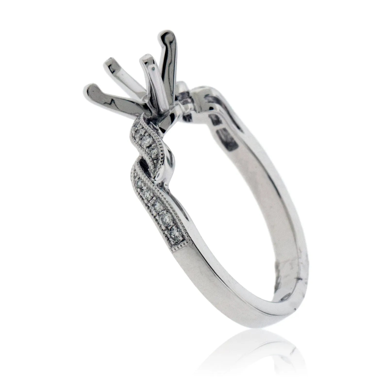 Diamond Engagement Semi-Mount Ring