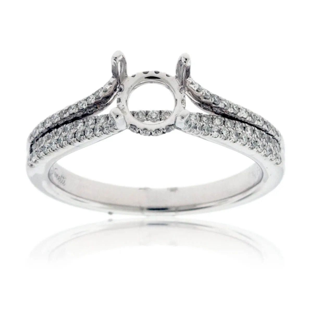 Diamond Engagement Semi-Mount Ring