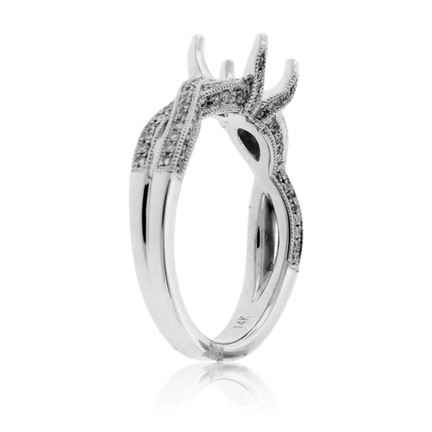 Diamond Engagement Semi-Mount Ring