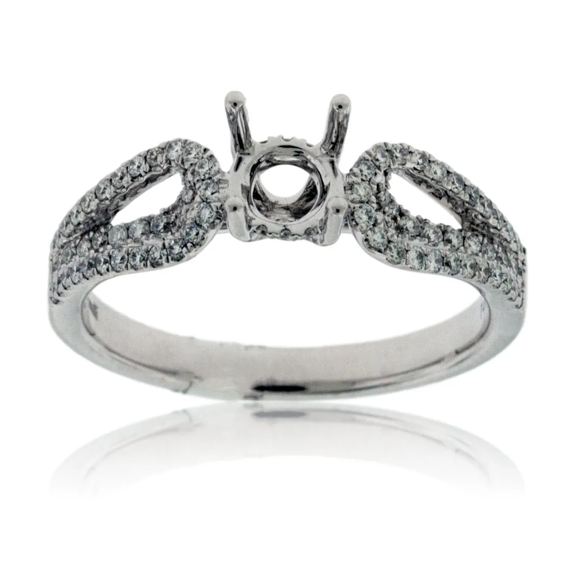 Diamond Engagement Semi-Mount Ring