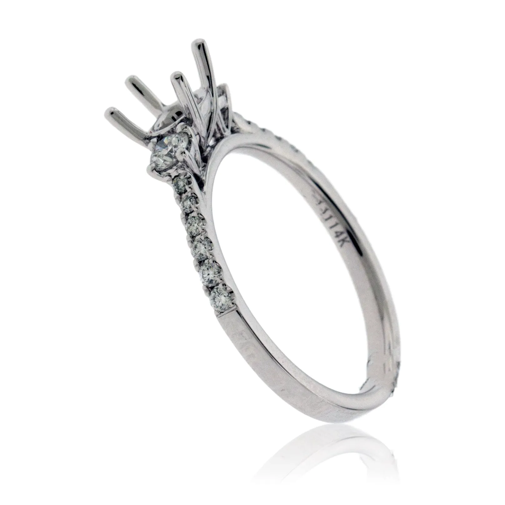 Diamond Engagement Semi-Mount Ring