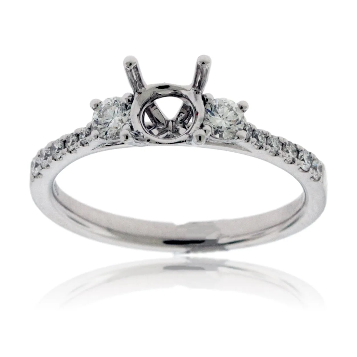 Diamond Engagement Semi-Mount Ring