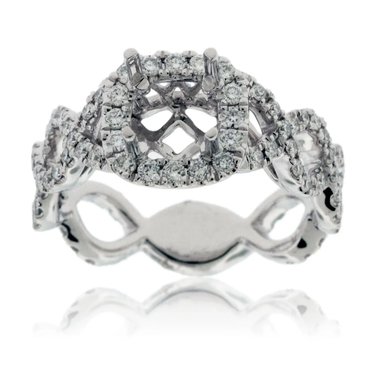 Diamond Engagement Semi-Mount Ring