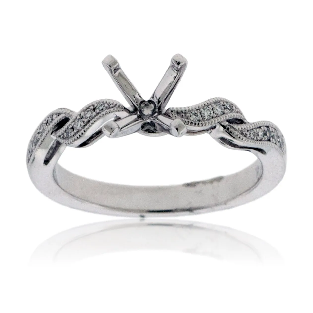 Diamond Engagement Semi-Mount Ring
