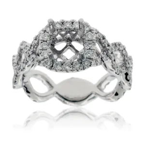 Diamond Engagement Semi-Mount Ring