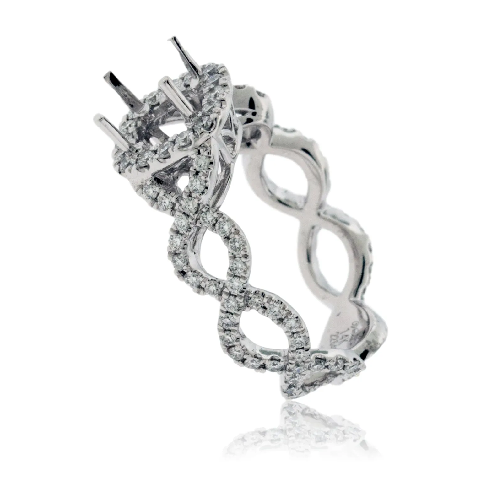 Diamond Engagement Semi-Mount Ring
