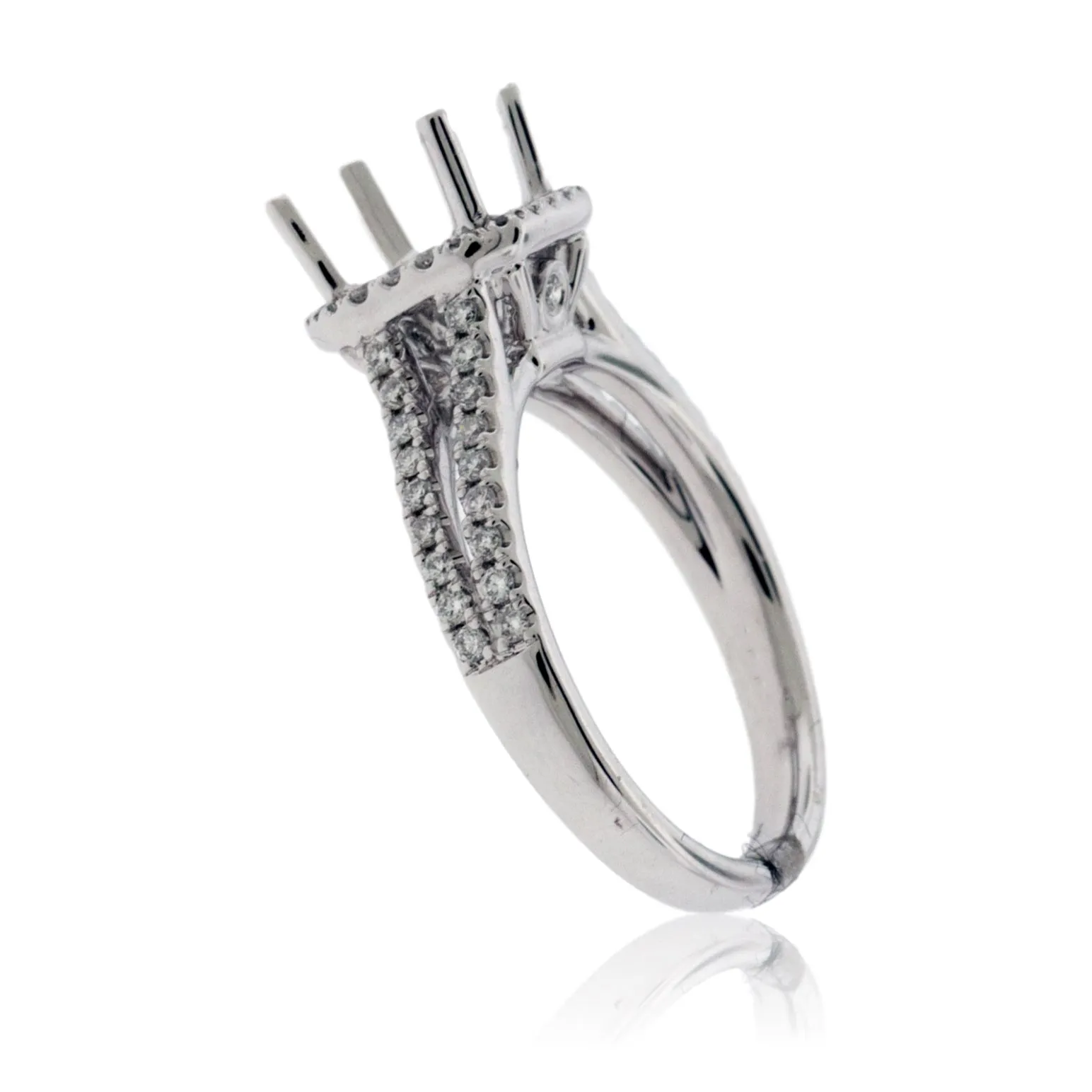 Diamond Engagement Semi-Mount Ring