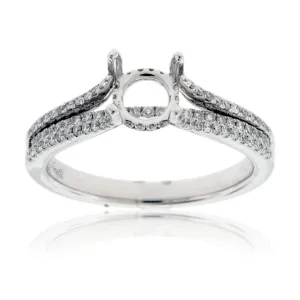 Diamond Engagement Semi-Mount Ring