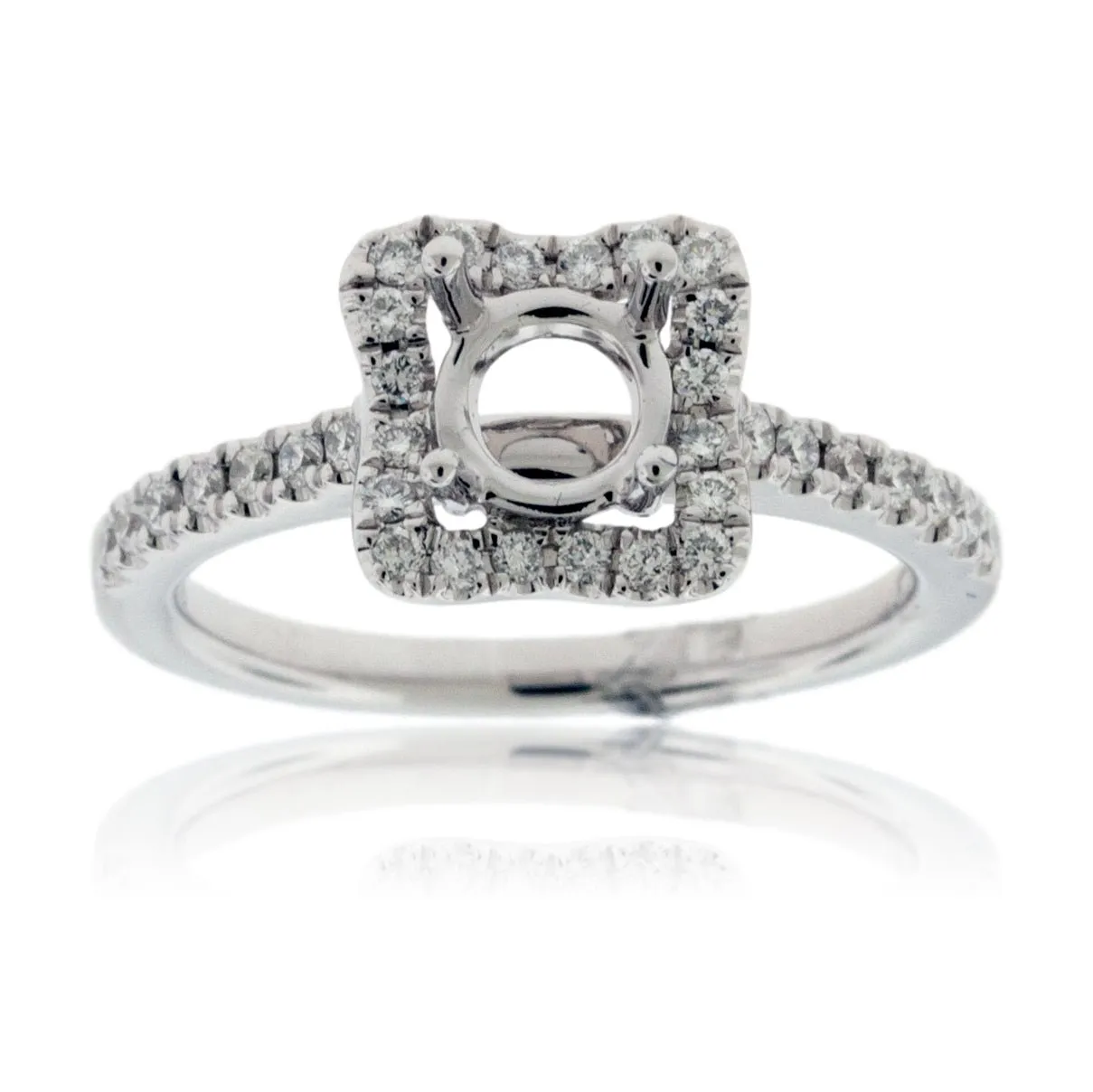 Diamond Engagement Semi-Mount Ring